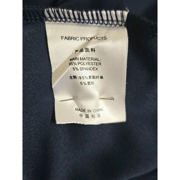 MIUSOL ~Woman Size XL~ Navy Blue Formal Evening Party Maxi Unlined Dress Ruffle. - Picture 4 of 16